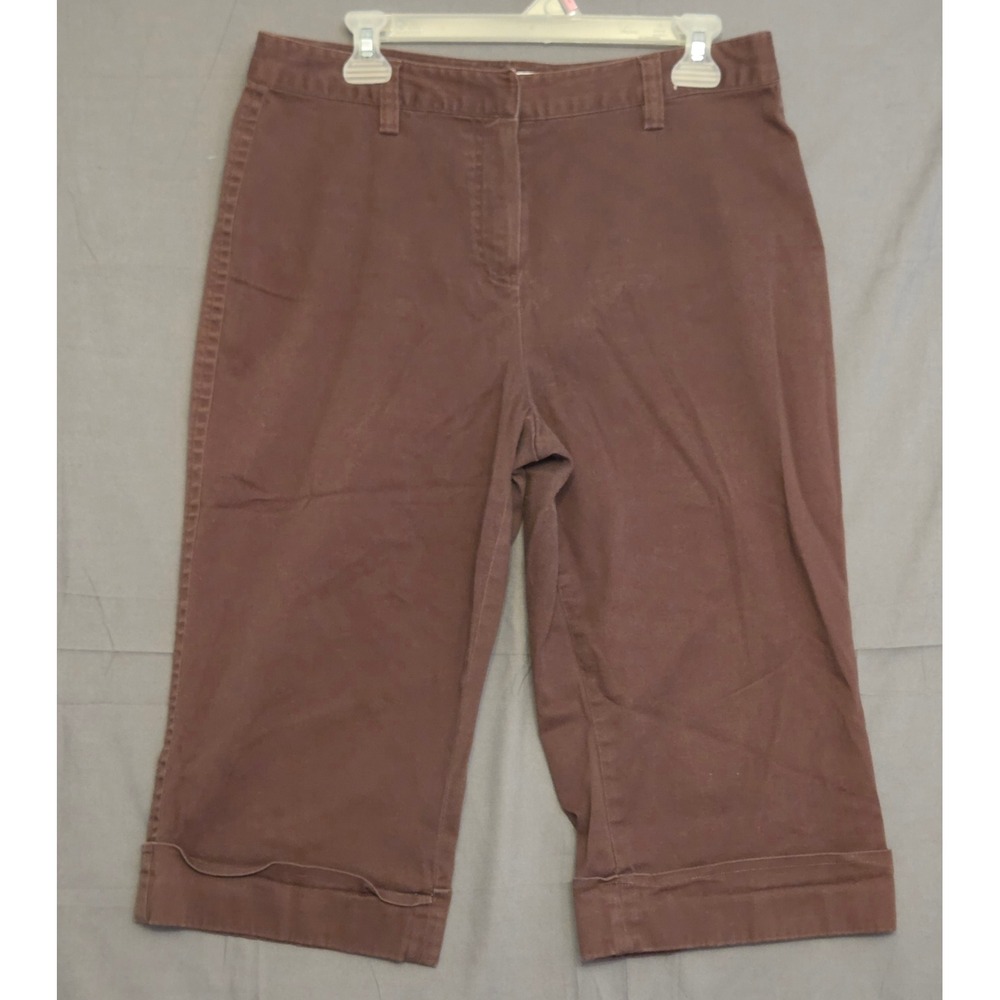 Dress Barn‎ Capri Pants Women's Size 12 Brown